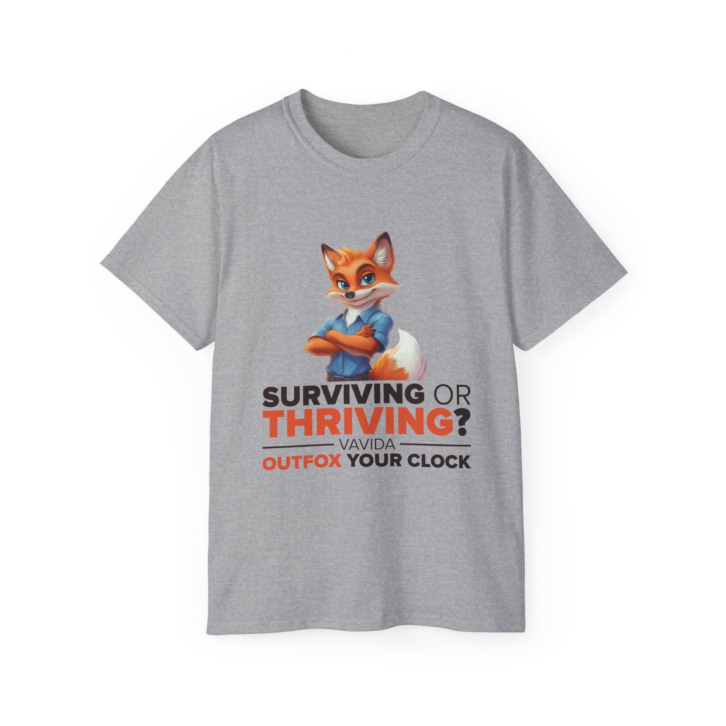 Vavida Clockbusters Ultra Cotton Tee β Built for Big Moves and Bigger Coffees