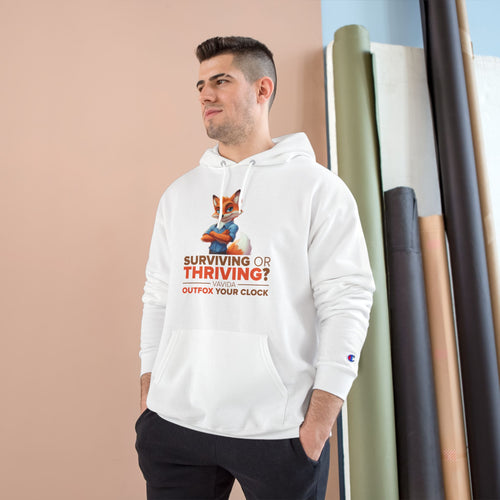 Vavida Clockbusters Champion Hoodie – CEO of Cozy (white)