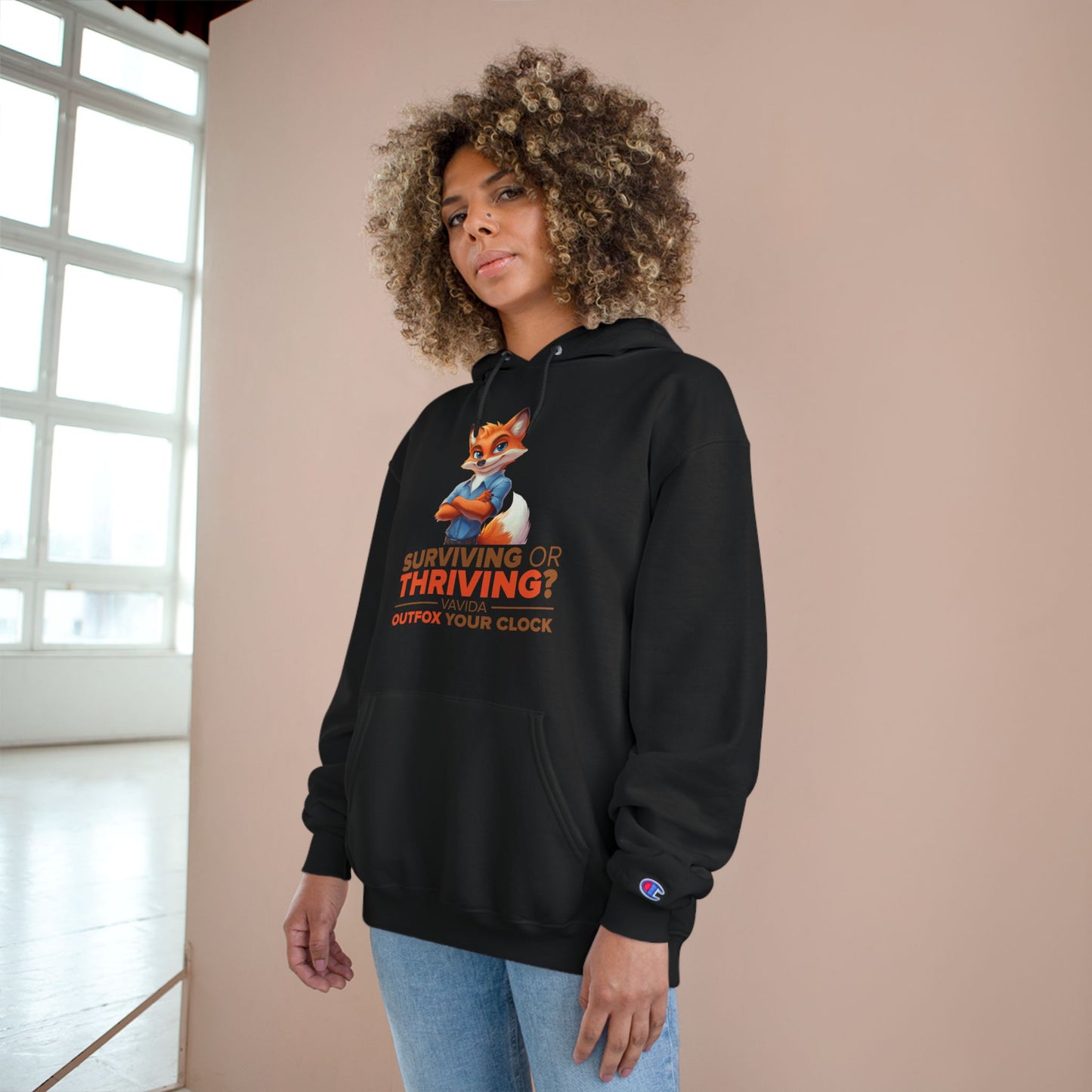 Vavida Clockbusters Champion Hoodie – CEO of Cozy (grey)