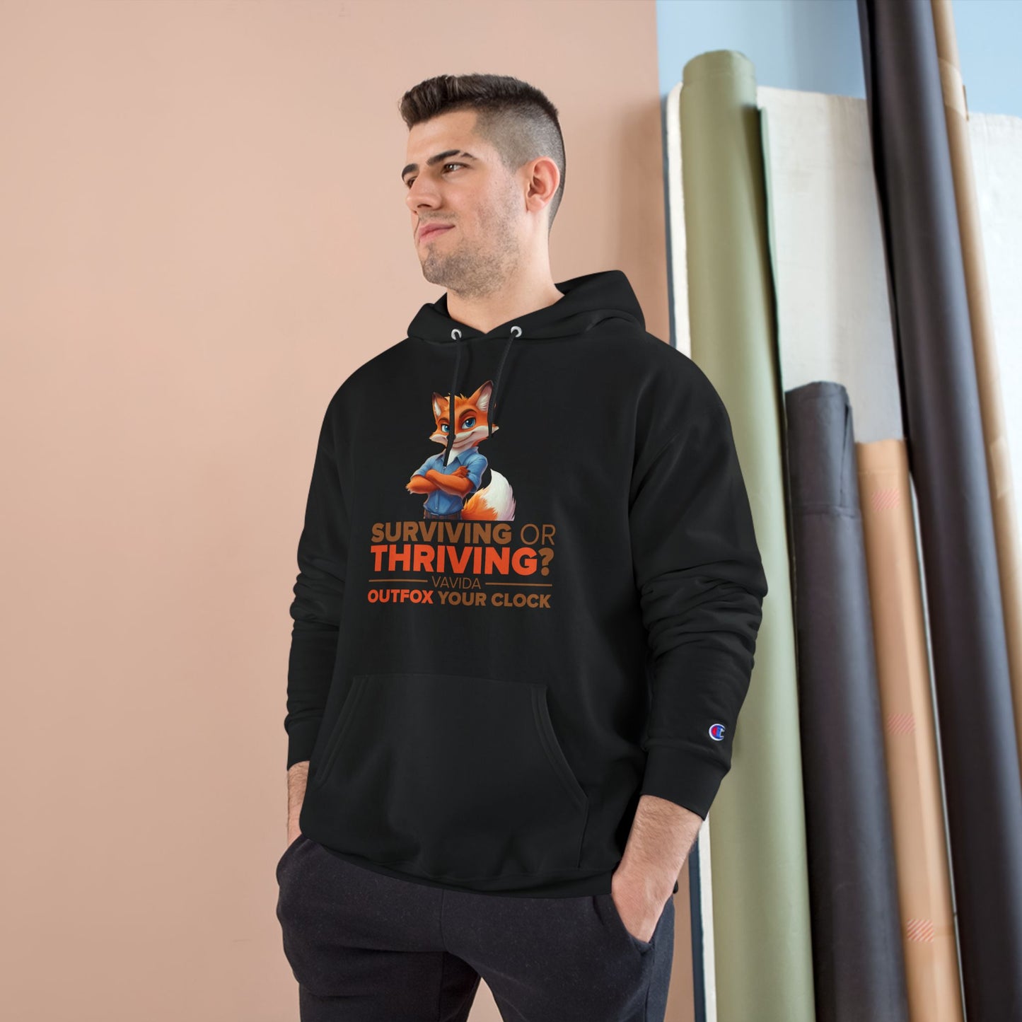 Vavida Clockbusters Champion Hoodie – CEO of Cozy (grey)