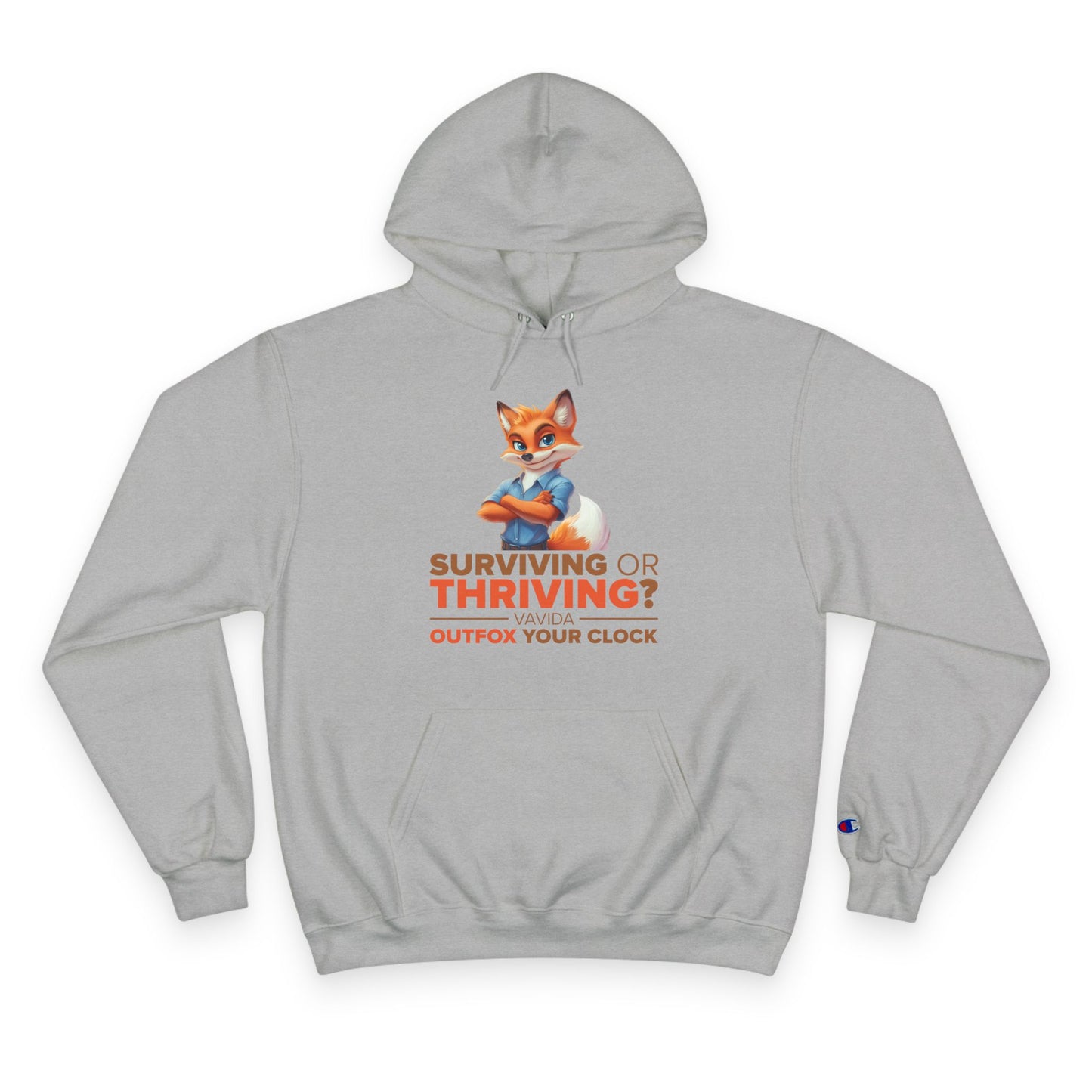 Vavida Clockbusters Champion Hoodie – CEO of Cozy (grey)