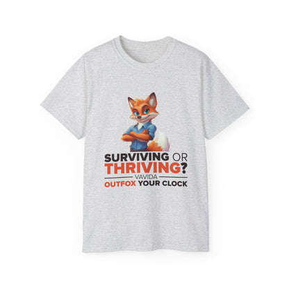 Vavida Clockbusters Ultra Cotton Tee – Built for Big Moves and Bigger Coffees